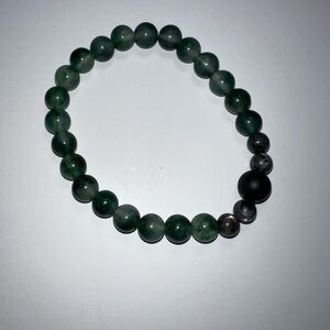 Green Beaded Bracelet
